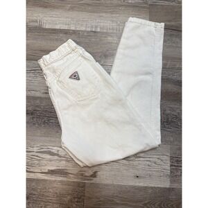 Vintage Palmetto's White High Rise Tapered‎ Button Fly jeans Mom Sz 9